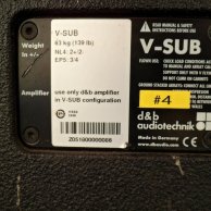Amplificador V-Sub de d&b audiotechnik disponible para la venta