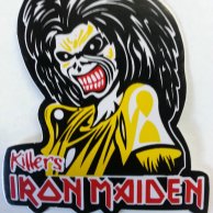 IRON MAIDEN Band, Decal, Sticker, Case,Guitar,Bedroom